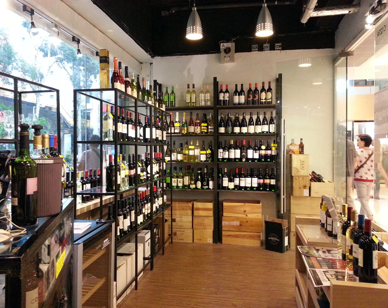 wine shop in HK -Wine Shop Interior - Noble Wine Cellar